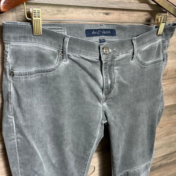 Driftwood Marilyn Black Denim Jeans Punk Rock Goth Knee Patch Women's 31 - Picture 10 of 11